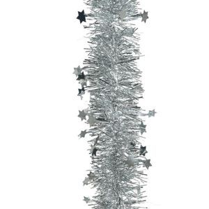 Kerstboom slinger 10 x 270 cm zilvere